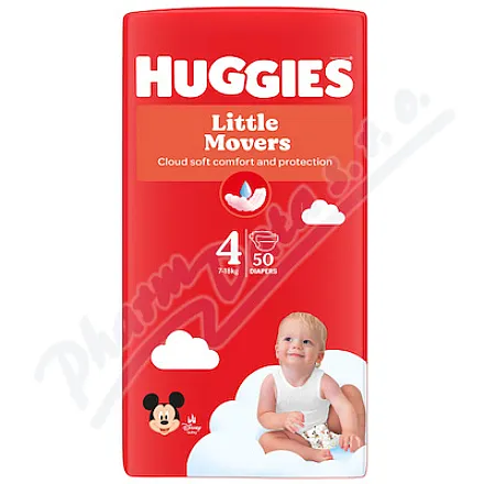 HUGGIES Little Movers 4 7-18kg 50ks