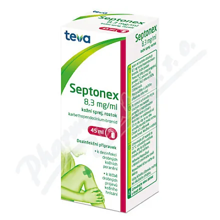 Septonex 8.3mg/ml drm.spr.sol.1x45ml