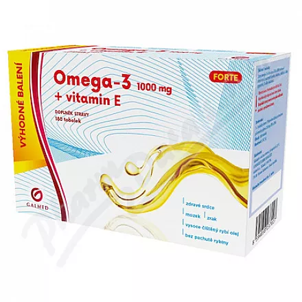 Omega-3 forte 1000mg witamina E tob.180 Galmed