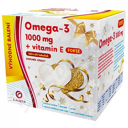 Omega-3 forte 1000mg witamina E tob.180 60 Galmed