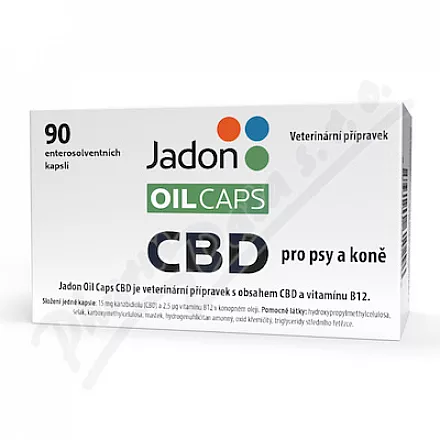 Jadon CBD pro psy a koně oil cps.90
