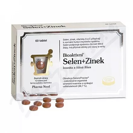 Pharma Nord Bioaktivní Selen+Zinek tbl.60