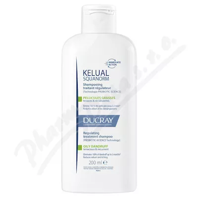 DUCRAY Kelual Squanorm Šampon mastné lupy 200ml