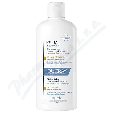 DUCRAY Kelual Squanorm Šampon suché lupy 400ml