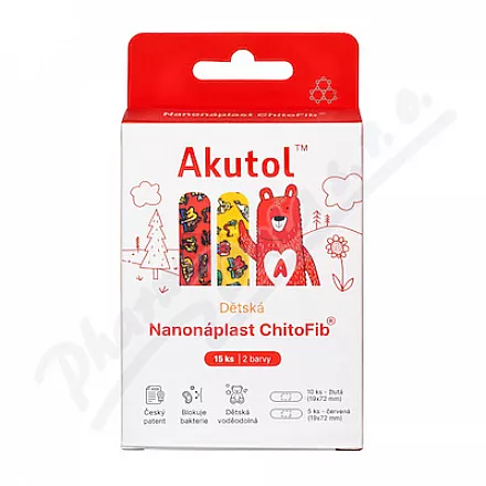 AKUTOL Nanonplastic ChitoFib Opakowanie dla dzieci 15 szt.