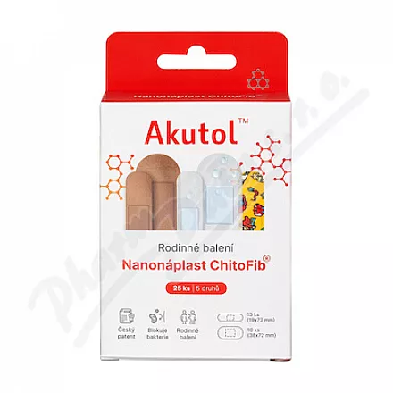 AKUTOL ChitoFib opakowanie rodzinne 25szt