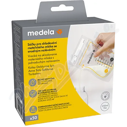 Worek do przechowywania mleka matki marki Medela, 50 sztuk