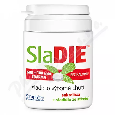 SlaDIE słodzik 600 100 tabletek GRATIS