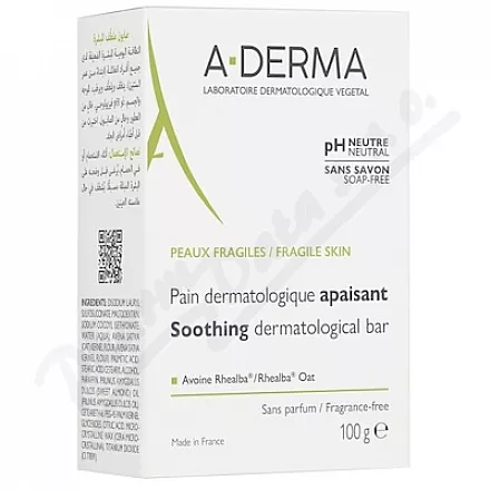 A-DERMA Łagodząca kostka dermatologiczna 100g