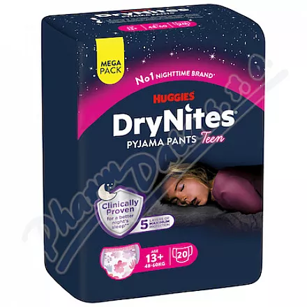 DryNites natah.kalh.dív.MEGA 13+let/48-60kg/20ks