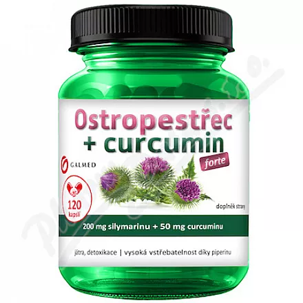 Ostropestřec curcumin forte cps.120 Galmed