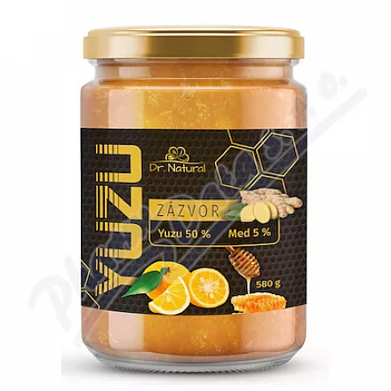 Dr.Natural YUZU Zázvor+med 580g