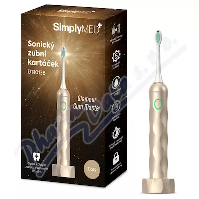 SimplyMed Sonický zubní kartáček DT1013B zlatý