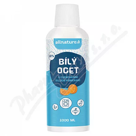 Allnature Bílý ocet 10% s esen.olej.pomer.1000ml
