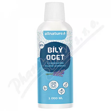 Allnature Bílý ocet 10% s esen.olej.levand.1000ml