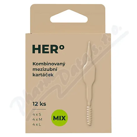 HERBADENT HERo mezizubní kartáček mix 12ks