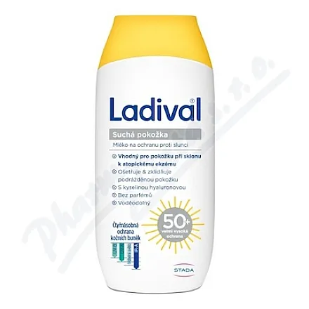 Ladival suchá pokožka mléko OF50+ 200ml