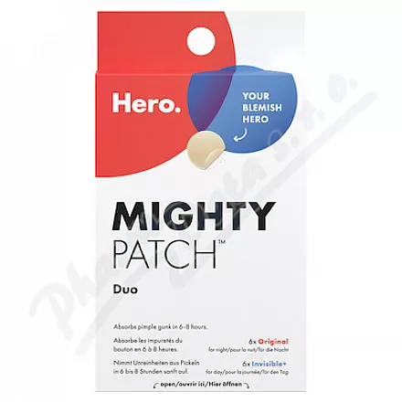 Hero. Mighty Patch Duo Original 6ks/Invisible+ 6ks