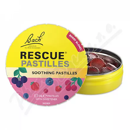 RESCUE pastylki jagodowe 50g