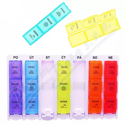 Dozownik leków 7 dni rano/południu/wieczorem