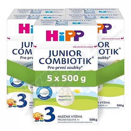 HiPP 3 Junior Combiotik mleko modyfikowane 5x500g