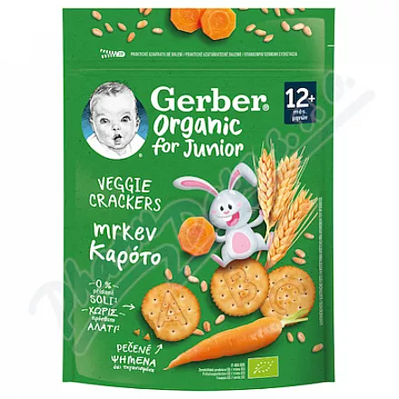 Gerber Krekry s mrkví BIO 100g 12M+