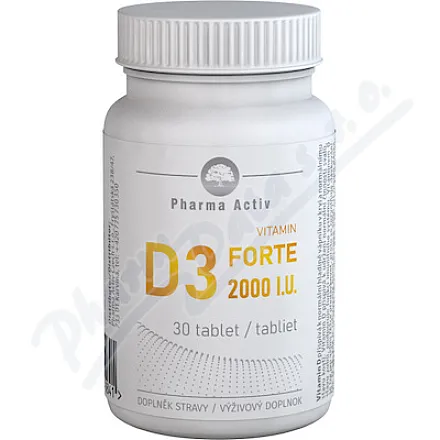 Vitamín D3 Forte 2000 I.U. tbl.30