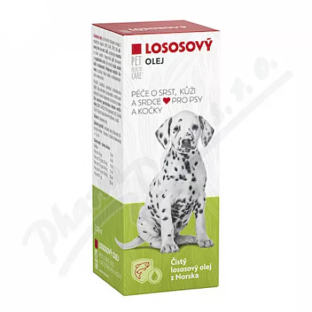 PET HC Losos.olej Péče o srst kůži a srdce 250ml