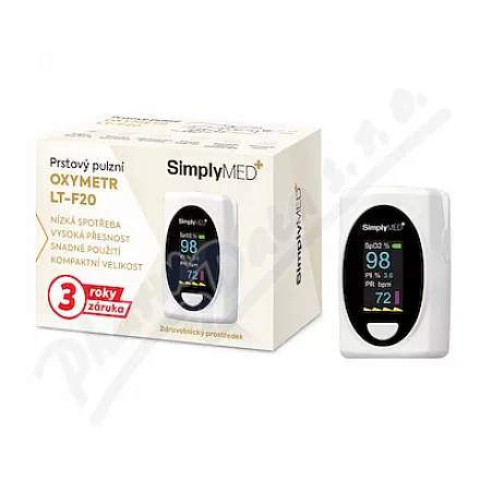 SimplyMed Pulzní oxymetr LT-F20