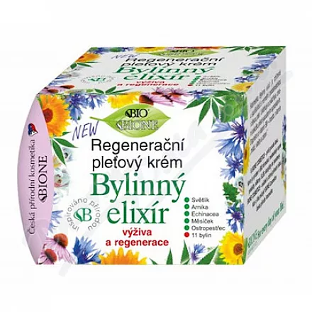 BIO BIONE Ziołowy eliksir regenerujący krem do skóry 51ml