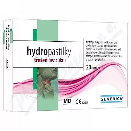 hydropastilky třešeň bez cukru 20ks Generica