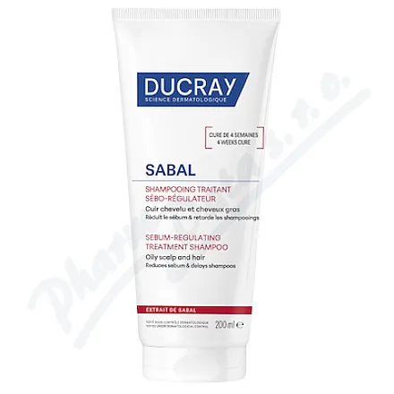 DUCRAY Sabal Szampon regulujący wydzielanie sebum 200ml