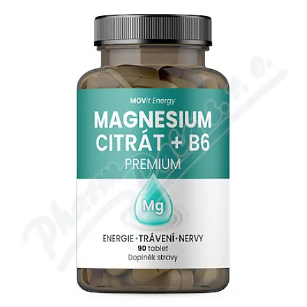 MOVIT MAGNESIUM CITRATE B6 PREMIUM tbl.90