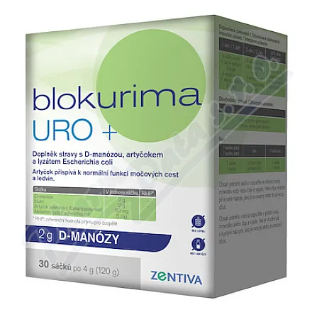Blokurima URO+ 2 g D-manozy, saszetki 30 x 4 g