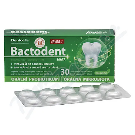 Favea Bactodent Máta tbl.30