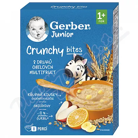 Gerber Junior nemléčná kaše ovocná 200g 1R+