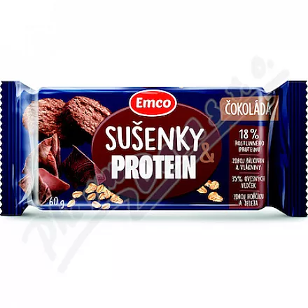 EMCO Sušenky&Protein čokoláda 60g