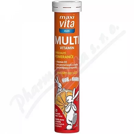 Maxi Vita Kids Multivitamin pomeranč tbl.eff.20