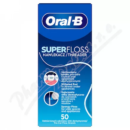 Paski nici dentystycznej Oral-B SuperFloss 50szt