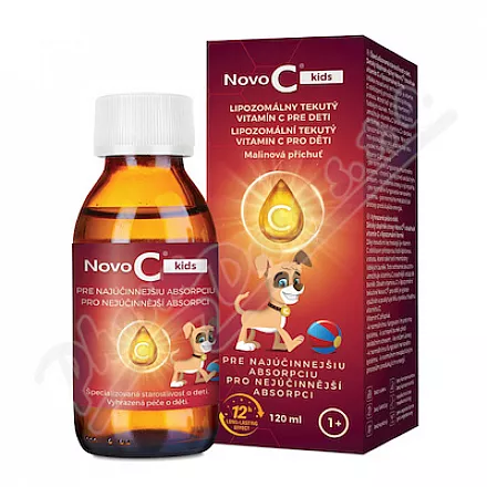 Novo C Kids lipozomální tekutý vit.C 120ml 1r+