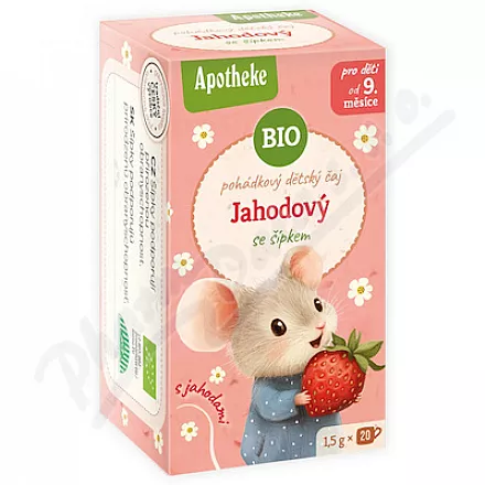 Apotheke Pohádkový dětský čaj Jahodový BIO 20x1.5g