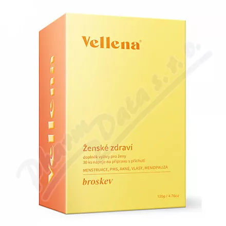 Vellena Ženské zdraví Broskev 30x4.5g