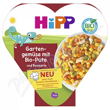 HiPP Zelenina s krůtím masem rozmarýn BIO 1r 250g