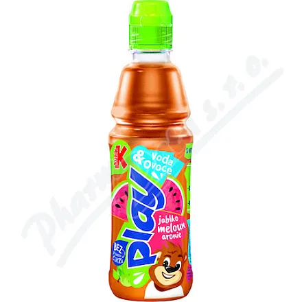 KUBÍK play voda&ovoce jablko-meloun-aronie 400ml
