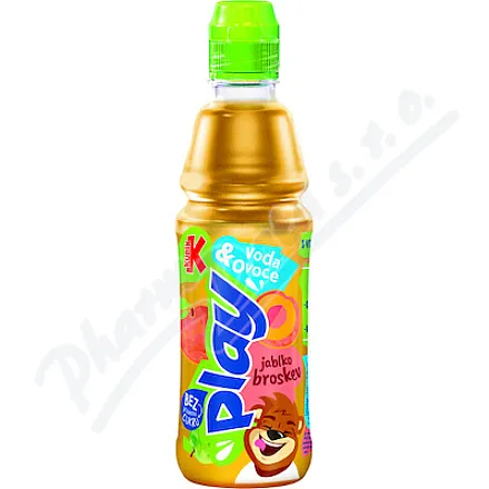 KUBÍK play woda i owoce: jabłko i brzoskwinia 400 ml