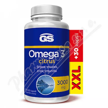 GS Omega 3 citrus 3000mg cps.150+30 XXL