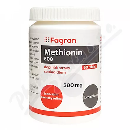 Metionina 500mg tbl.50 Fagron