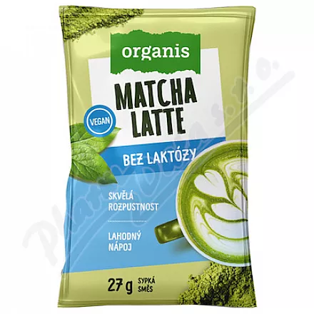 Organis Matcha latte bez laktózy 27g