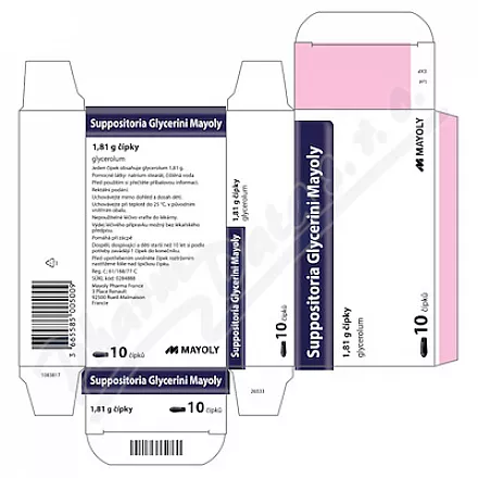 SUPPOSITORIA GLYCERINI MAYOLY