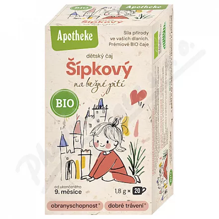 Apotheke BIO Dětský čaj Šípkový 20x1.8g